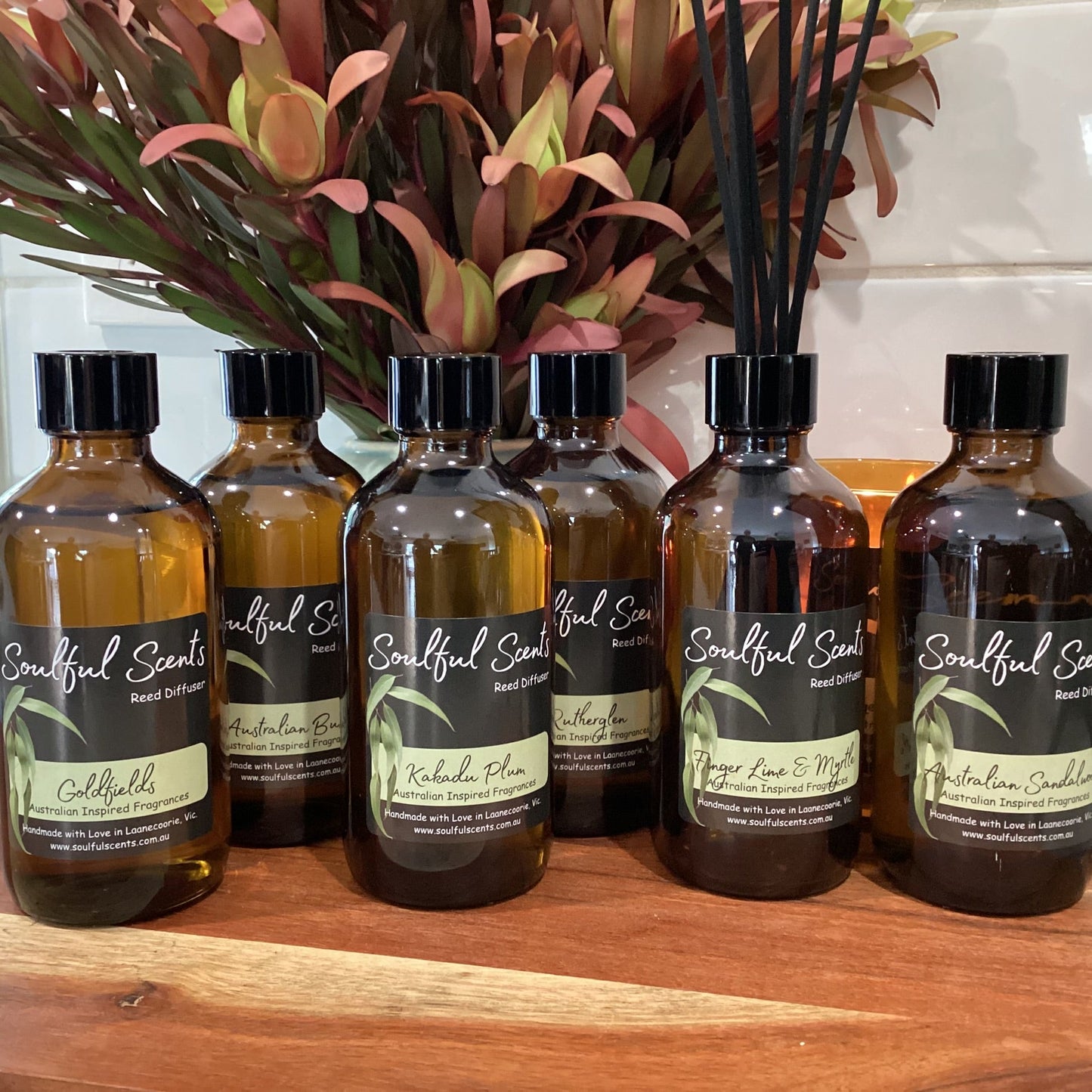 Australian Inspired Fragrance Reed Diffusers