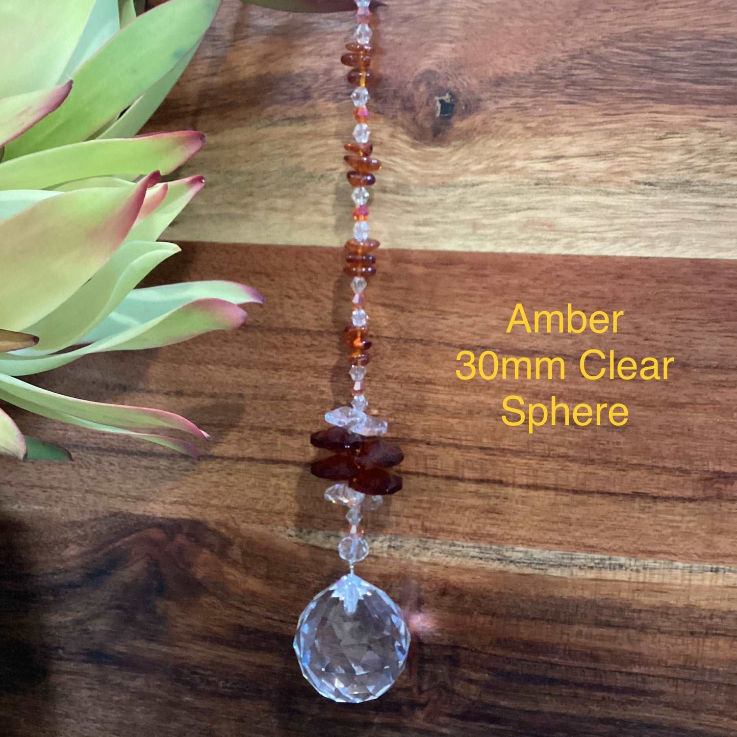 Amber Suncatcher 30mm