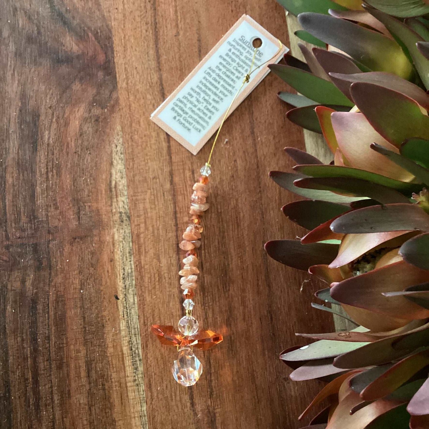 Angel of Sunstone Suncatcher