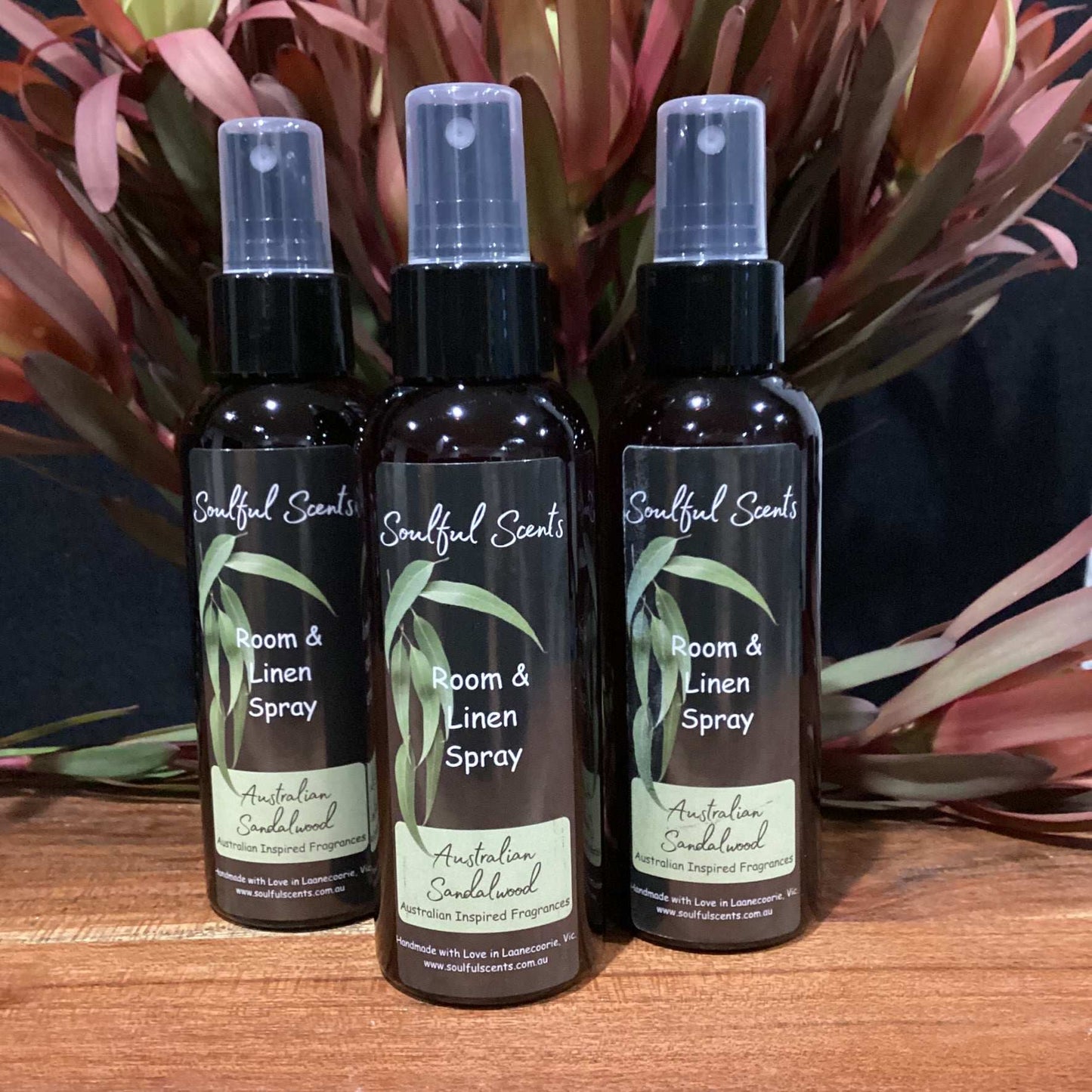 Australian Sandalwood Room & Linen Spray 125ml Amber