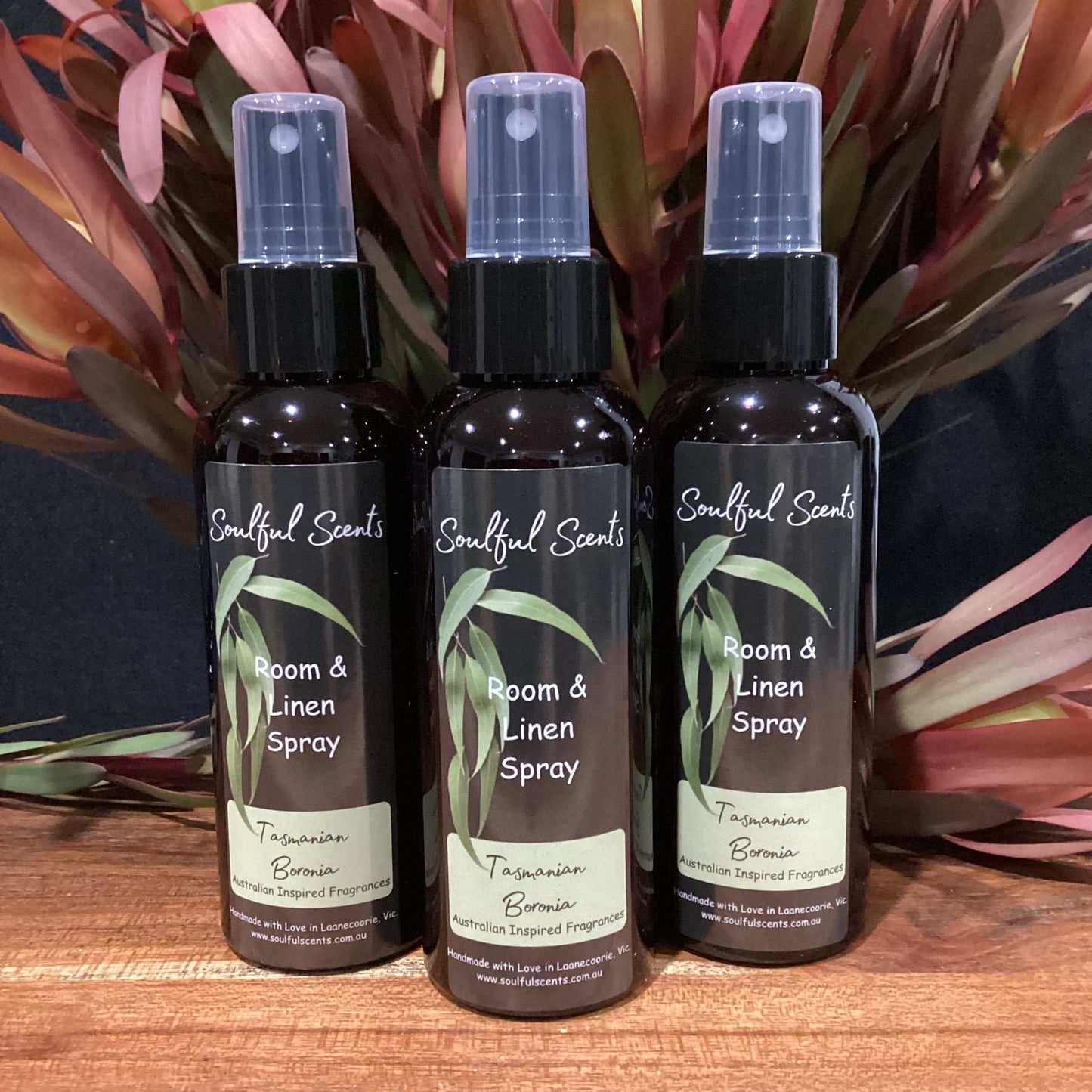 Tasmanian Boronia Room & Linen Spray 125ml Amber