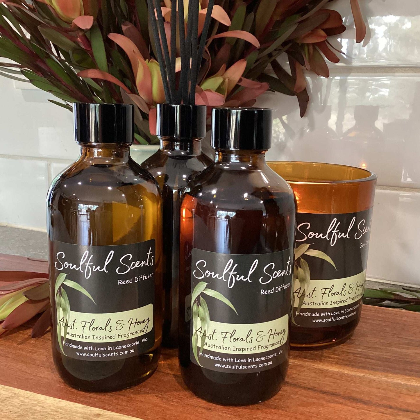 Australian Florals & Honey Reed Diffuser 250ml